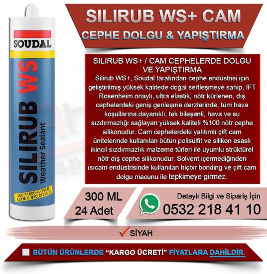 Soudal Sılırub Ws+ Cam Cephelerde Dolgu Ve Yapıştırma 300 Ml