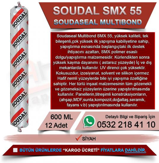 Soudal Soudaseal Multıbond Smx 55 Siyah 600 Ml