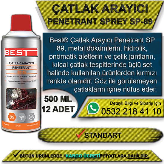 Sp 89 Çatlak Arayıcı Penetrant Sprey 500 Ml (12 Adet), Sp 89 Çatlak Arayıcı Penetrant Sprey 500 Ml, Sp 89, Çatlak, Arayıcı, Penetrant, Sprey, 500 Ml, Sp 89 Çatlak Arayıcı Penetrant Sprey, Çatlak Arayı