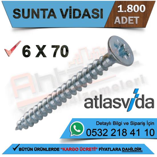 Atlas Sunta Vidası 6.0X70 (1.800 Adet)