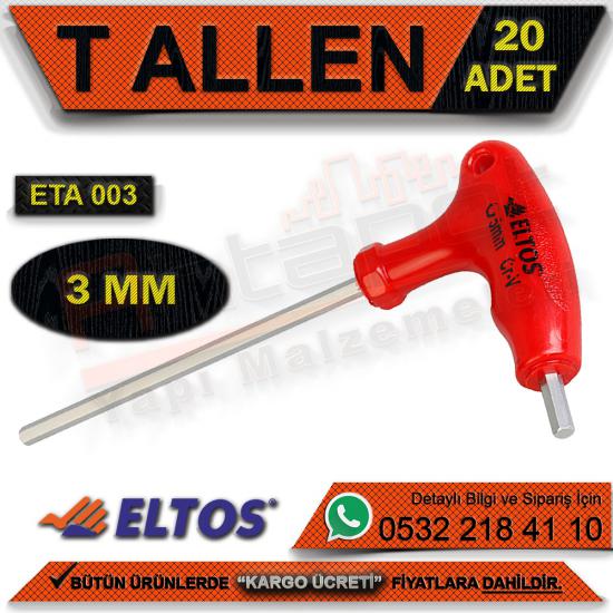 Eltos Eta003 T Alyan 3 Mm (600 Adet)