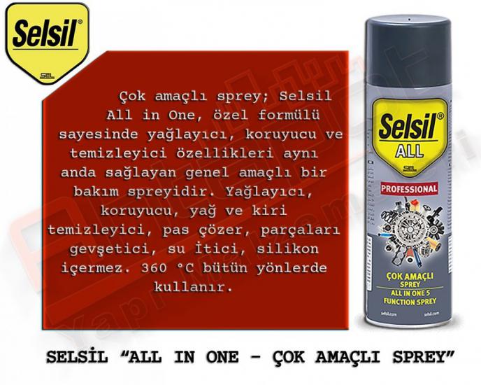 SELSİL ÇOK AMAÇLI SPREY 200 ML (36 ADET)