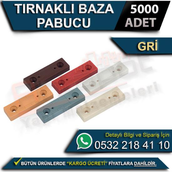 Tırnaklı Baza Pabucu Gri (5000 Adet), Tırnaklı Baza Pabucu Gri, Tırnaklı, Baza, Pabucu, Gri, Tırnaklı Baza Pabucu, Baza Pabucu, Baza Pabucu Gri