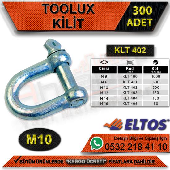 Toolux Kilit M10 (300 Adet), Toolux, Kilit, M10, Toolux Klt402, Toolux, Klt402, Toolux Kilit, Kilit M10, Toolux M10