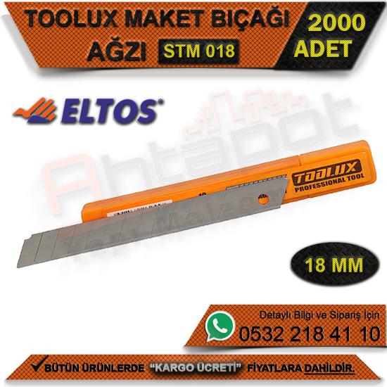 Toolux Stm018 Maket Bıçağı Ağzı 18 Mm (2000 Adet)