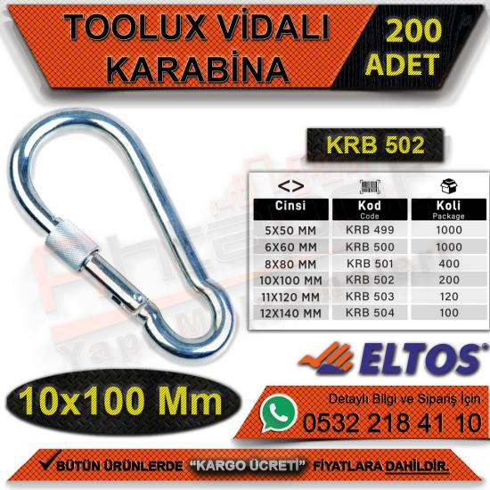 Toolux Vidalı Karabina 10x100 Mm (200 Adet), Toolux, Vidalı, Karabina, 10x100 Mm, Toolux Krb502, Toolux, Krb502, Toolux Vidalı Karabina, Vidalı Karabina, Toolux Karabina, Toptan Toolux Karabina, 10x10