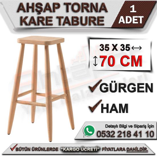 TORNA KARE TABURE 70 CM, TORNA KARE TABURE 70 CM, TORNA, KARE, TABURE, 70 CM, TORNA KARE TABURE, KARE TABURE 70 CM, KARE TABURE, AHŞAP TORNA TABURE