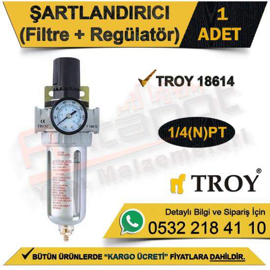 Troy 18614 Şartlandırıcı (Filtre + Regülatör) 1/4(N)Pt