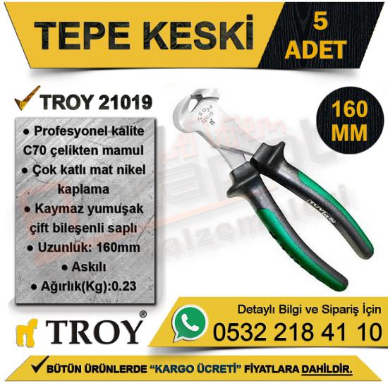 Troy 21019 Tepe Keski 160 Mm (5 Adet)