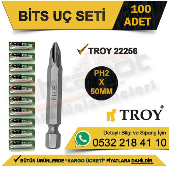 Troy 22256 Bits Uç Seti (PH2x50 Mm 100 Adet)