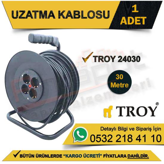 Troy 24030 Uzatma Kablosu (30m)