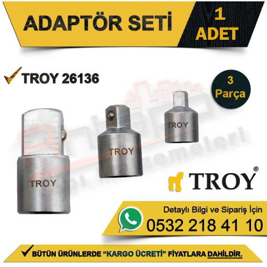 Troy 26136 Adaptör Seti (3 Parça)