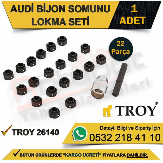 Troy 26140 Audi Bijon Somunu Lokma Seti (22 Parça)