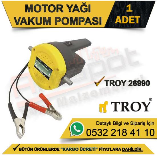 Troy 26990 Motor Yağı Vakum Pompası 12V