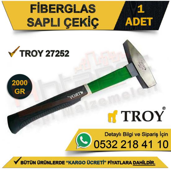Troy 27252 Fiberglas Saplı Çekiç (2000 Gr)