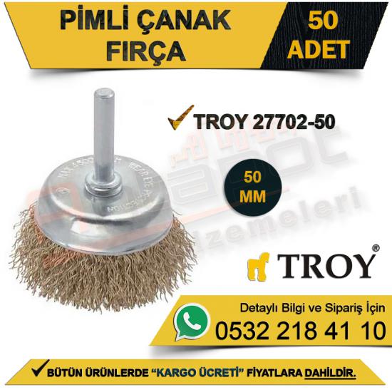 Troy 27702-50 Pimli Çanak Fırça 50  Mm (50 Adet)