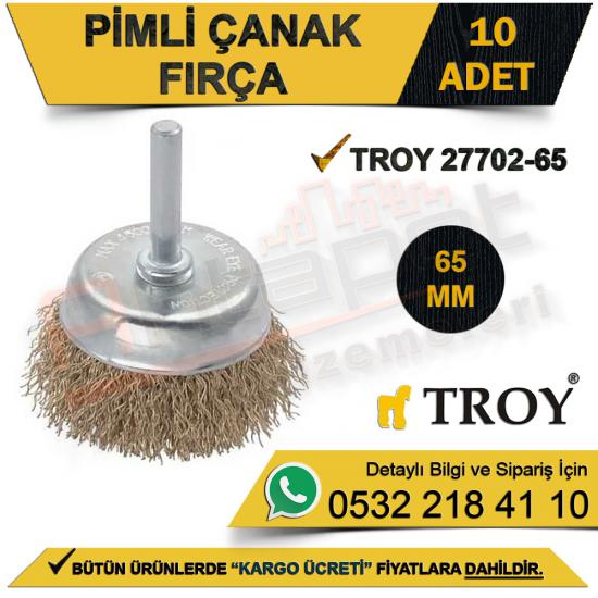 Troy 27702-65 Pimli Çanak Fırça 65 Mm (10 Adet)