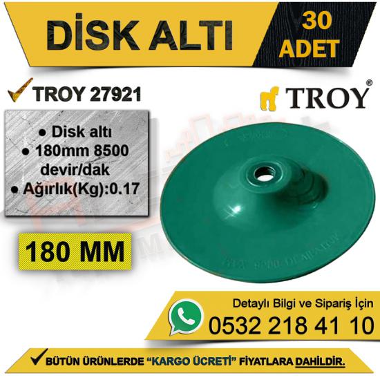 Troy 27921 Disk Altı 180 Mm (30 Adet)