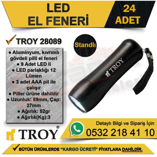 Troy 28089 Led El Feneri Standlı (24 Adet)