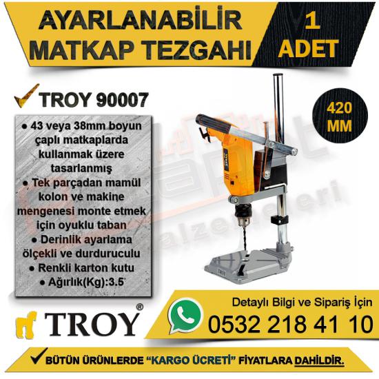 Troy 90007 Ayarlanabilir Matkap Tezgahı (420 Mm)
