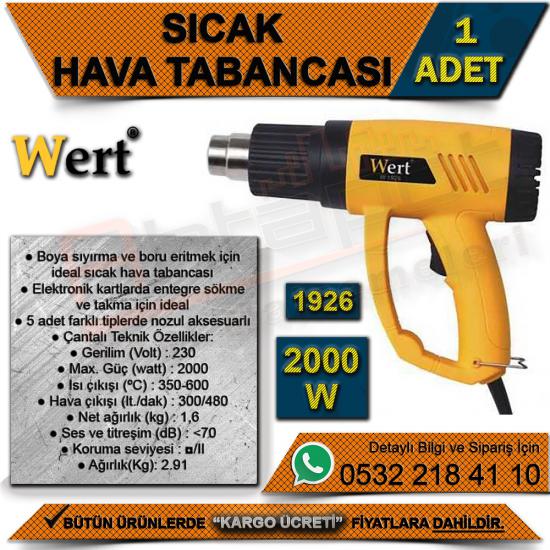 Wert 1926 Sıcak Hava Tabancası 2000 W (1 Adet)