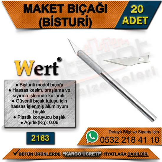 Wert 2163 Maket Bıçağı (Bisturi) (20 Adet)
