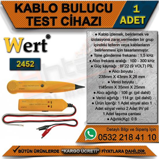 Wert 2452 Kablo Bulucu Test Cihazı (1 Adet)