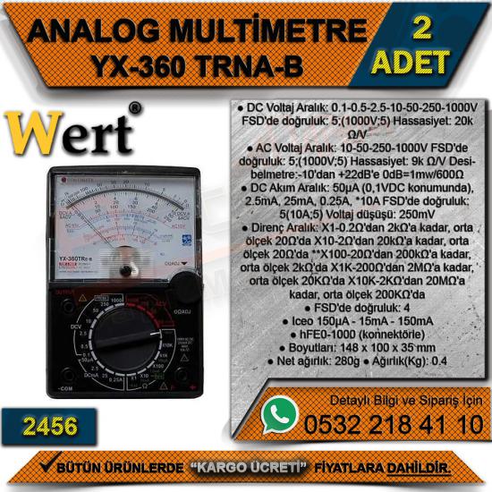 Wert W 2456 YX-360 TRNA-B Analog Mu Ltimetre (2 Adet)