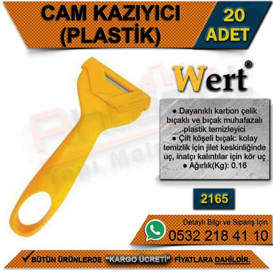 Wert 2165 Cam Kazıyıcı (Plastik) (20 Adet)