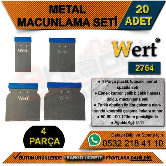 Wert 2764 Metal Macunlama Seti (4 Parça) (20 Adet)