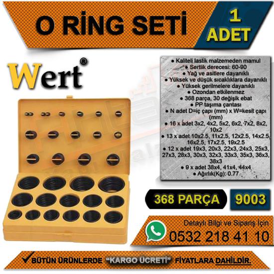 Wert 9003 O-Ring Seti (368 Parça) (1 Adet)