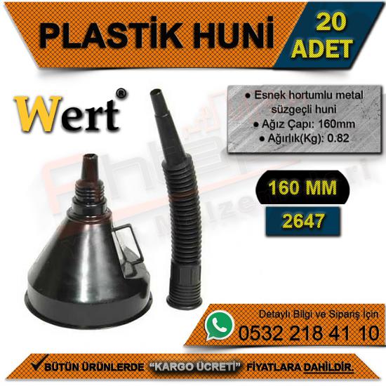Wert 2647 Plastik Huni (160 Mm) (20 Adet)