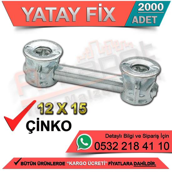 Yatay Fix 12x15 Çinko (2000 Adet)