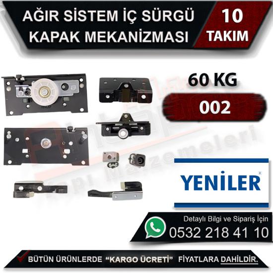 Yeniler 002 Ağır Sistem İç Sürgü Kapak Mekanizması 60 KG (10 Takım), Yeniler, 002, Ağır, Sistem, İç, Sürgü, Kapak, Mekanizması, 60 KG, Yeniler 002, Ağır Sistem İç Sürgü Kapak Mekanizması, Sürgü Kapak 