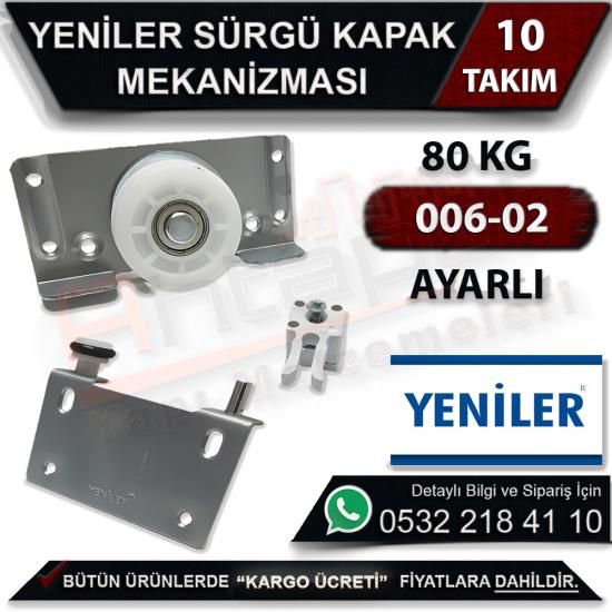 Yeniler 006-02 Sürgü Kapak Mekanizması 80 Kg Ayarlı (10 Takım), Yeniler, 006-02, Sürgü, Kapak, Mekanizması, 80 Kg, Ayarlı, Yeniler 006-02, Sürgü Kapak Mekanizması, 80 Kg Sürgü Mekanizması, Yeniler 006