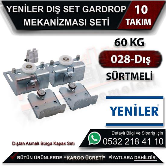 Yeniler 028-Dış Gardrop Dıştan Asmalı Sürgü Kapak Mekanizması 60 Kg Sürtmeli (10 Takım), Yeniler 028-Dış, Gardrop, Dıştan, Asmalı, Sürgü, Kapak, Mekanizması, 60 Kg, Sürtmeli, Gardrop Sürgü Seti, Dışta