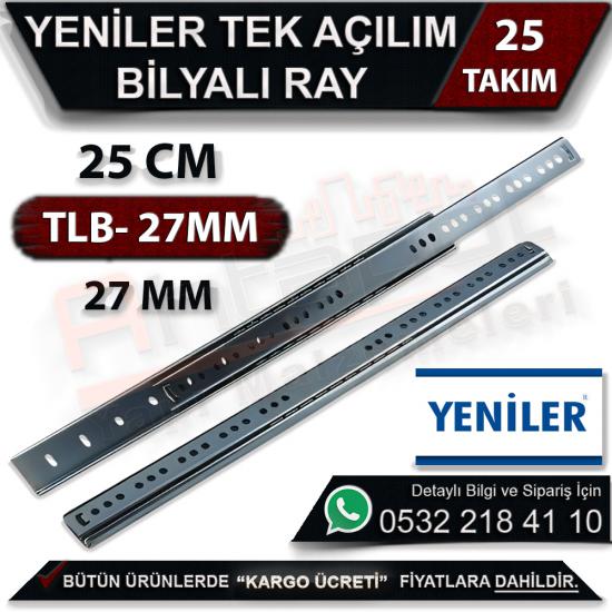 Yeniler 27 MM Tek Açılım Bilyalı Ray 25 CM (25 Takım), Yeniler, 27 MM, Tek, Açılım, Bilyalı, Ray, 25 CM, Yeniler 27 MM, Tek Açılım Bilyalı Ray, 25 CM Yeniler 27 MM, Tek Açılım Ray, Bilyalı Ray 25 CM, 