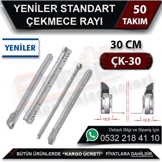 Yeniler ÇK-30 Beyaz Çekmece Rayı 30 Cm (50 Takım), Yeniler, ÇK-30, Beyaz, Çekmece, Rayı, 30 Cm, Yeniler ÇK-30, Beyaz Çekmece Rayı 30 Cm,Beyaz Çekmece Rayı, Çekmece Rayı, Toptan Çekmece Rayı, Yeniler Ç