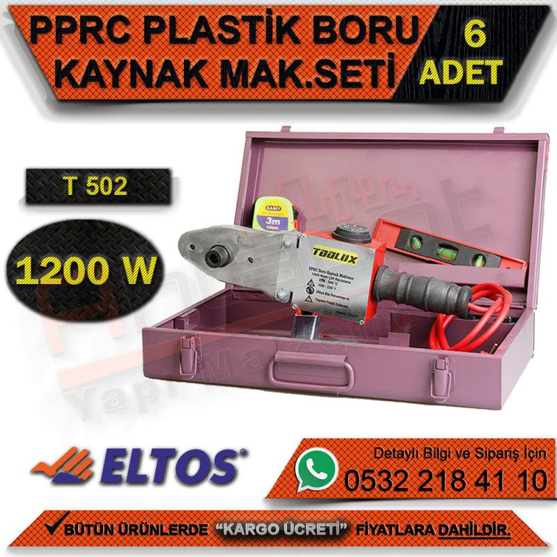Toolux T502 Pprc Plastik Boru Kaynak Mak. Seti 1200 W (6 Adet)