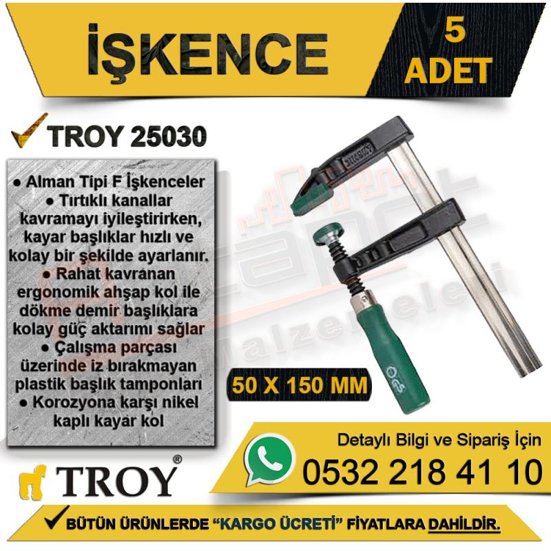 Troy 25030 İşkence 50X150  Mm (5 Adet)