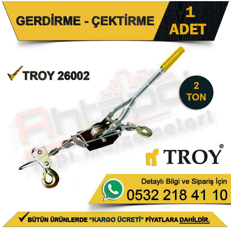 Troy 26002 Gerdirme - Çektirme (2 Ton)
