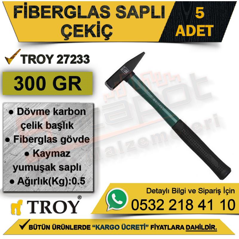 Troy 27233 Fiberglas Saplı Çekiç 300  Gr (5 Adet)