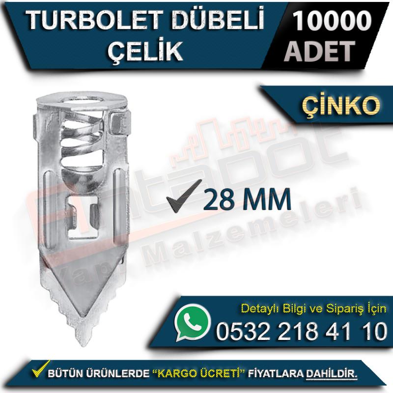 Turbolet Dubeli Çelik Çinko (10000 Adet)