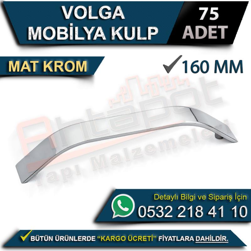 Volga Mobilya Kulp 160 Mm Mat Krom (75 Adet)