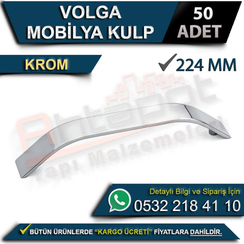 Volga Mobilya Kulp 224 Mm Krom (50 Adet)