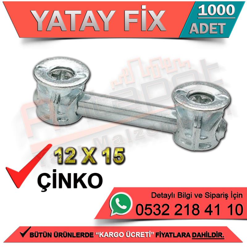 Yatay Fix 12x15 Çinko (1000 Adet)
