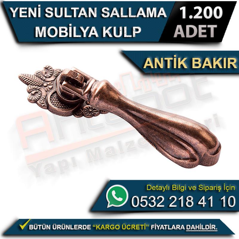 Yeni Sultan Sallama Mobilya Kulp Antik Bakır (1200 Adet)